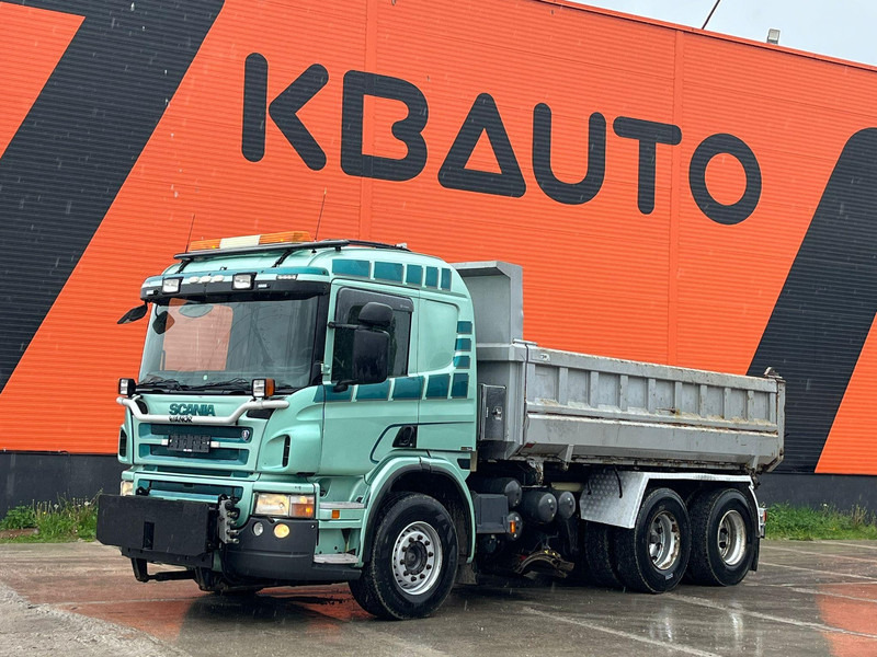Scania P 420 6x4 UNDERBODY SCRAPER / RETARDER / BOX L=4947 mm - Savivartis sunkvežimis: foto 1 Scania P 420 6x4 UNDERBODY SCRAPER / RETARDER / BOX L=4947 mm - Savivartis sunkvežimis: foto 1