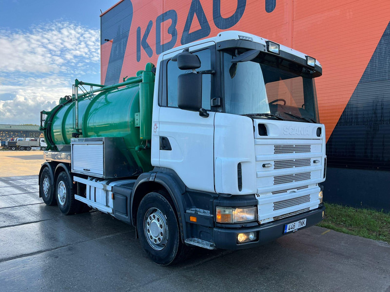 Scania R 124 6x2*4 TANK 1500 I + 13000 l / VACUUM Moro PM200 year 2015 / PRESSURE Pratissoli 500 bar / 200 l/min - Asenizatorius: foto 2 Scania R 124 6x2*4 TANK 1500 I + 13000 l / VACUUM Moro PM200 year 2015 / PRESSURE Pratissoli 500 bar / 200 l/min - Asenizatorius: foto 2