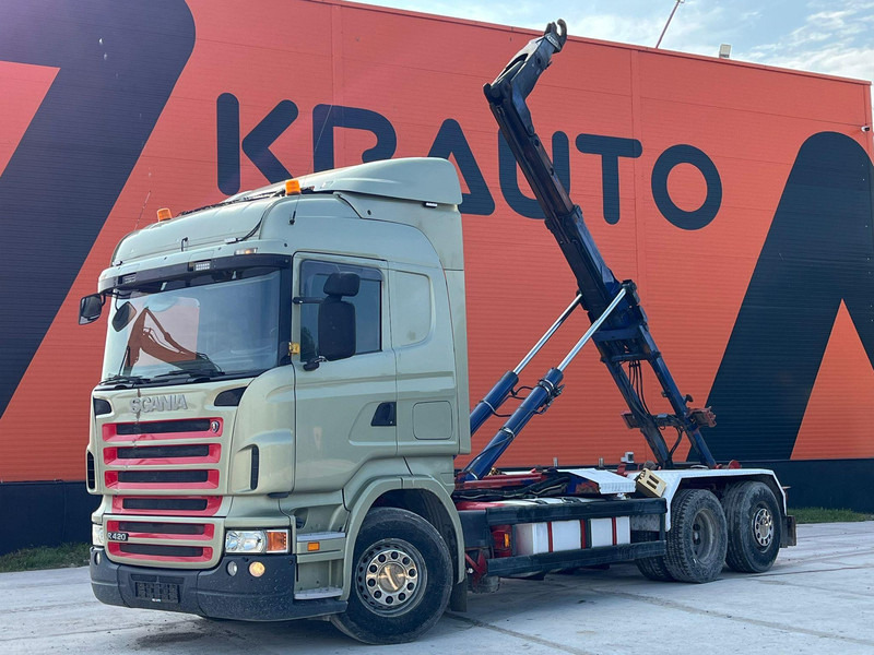 Scania R 420 6x2 PALFINGER T 20 ton / L=5450 mm / RETARDER - Hook-lift sunkvežimis: foto 2 Scania R 420 6x2 PALFINGER T 20 ton / L=5450 mm / RETARDER - Hook-lift sunkvežimis: foto 2