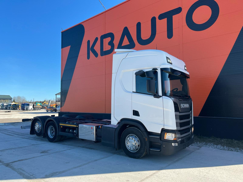 Scania R 450 6x2*4 9 TON FRONT AXLE / RETARDER / CHASSIS L=7286 mm - Važiuoklės sunkvežimis: foto 4 Scania R 450 6x2*4 9 TON FRONT AXLE / RETARDER / CHASSIS L=7286 mm - Važiuoklės sunkvežimis: foto 4