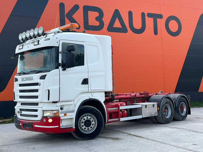 Scania R 480 6x2 HIAB 20 ton / L=5200 mm - Hook-lift sunkvežimis: foto 1 Scania R 480 6x2 HIAB 20 ton / L=5200 mm - Hook-lift sunkvežimis: foto 1