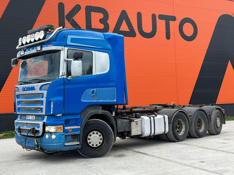 Scania R 500 8x4*4 HIAB 24 ton / L=5800 mm - Hook-lift sunkvežimis: foto 1 Scania R 500 8x4*4 HIAB 24 ton / L=5800 mm - Hook-lift sunkvežimis: foto 1