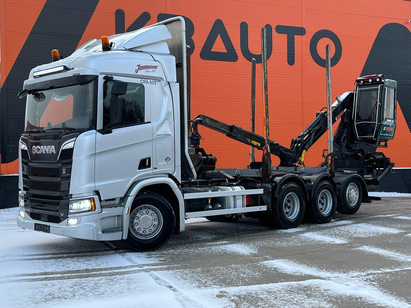 Scania R 520 8x4*4 RETARDER - Miškovežis, Sunkvežimis su kranu: foto 2 Scania R 520 8x4*4 RETARDER - Miškovežis, Sunkvežimis su kranu: foto 2