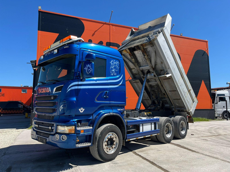 Savivartis sunkvežimis Scania R 560 6x4 RETARDER / FULL STEEL / BIG AXLES / BOX L=4563 mm: foto 11