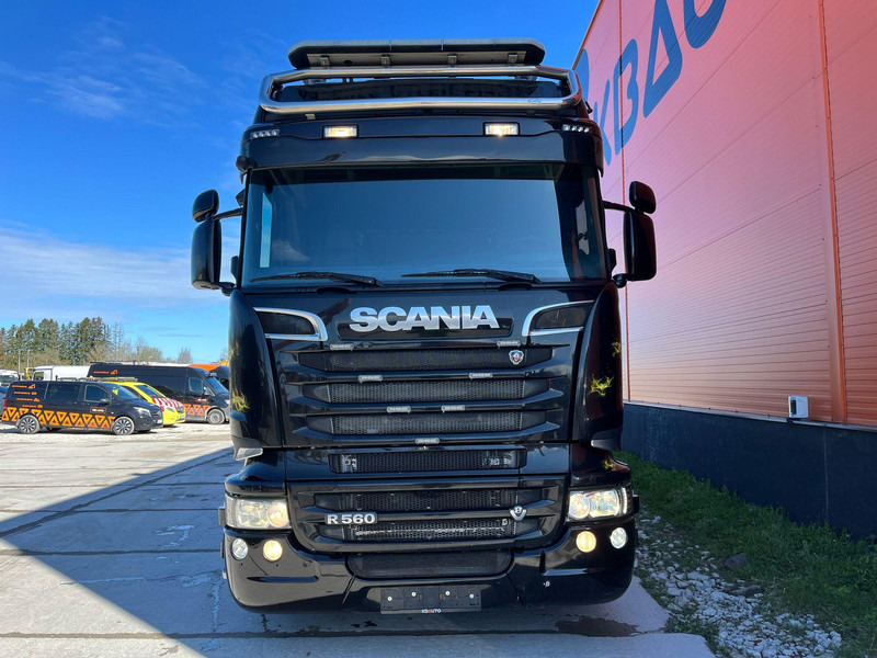 Scania R 560 8x4 PK 34002 / WINCH / FALCOM FAS 12000 / PLATFORM L=6564 mm - Autovežis sunkvežimis: foto 2 Scania R 560 8x4 PK 34002 / WINCH / FALCOM FAS 12000 / PLATFORM L=6564 mm - Autovežis sunkvežimis: foto 2