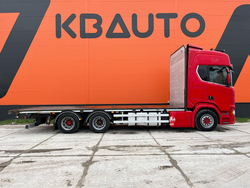 Scania R 580 6x2 RETARDER / 9 TON FRONT AXLE / PLATFORM L=7402 mm - Platforminis/ Bortinis sunkvežimis: foto 5 Scania R 580 6x2 RETARDER / 9 TON FRONT AXLE / PLATFORM L=7402 mm - Platforminis/ Bortinis sunkvežimis: foto 5