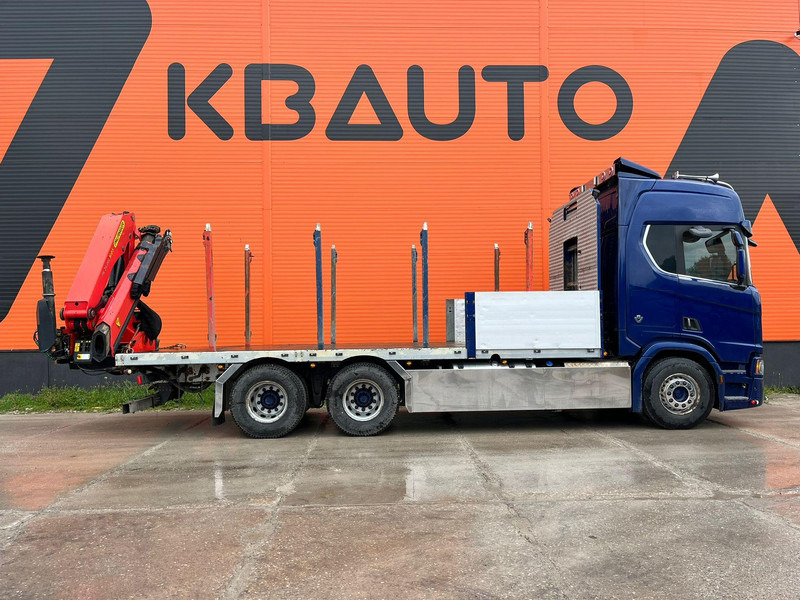 Scania R 650 6x4 PK 24001 / PLATFORM L=6800 mm - Platforminis/ Bortinis sunkvežimis, Sunkvežimis su kranu: foto 5 Scania R 650 6x4 PK 24001 / PLATFORM L=6800 mm - Platforminis/ Bortinis sunkvežimis, Sunkvežimis su kranu: foto 5