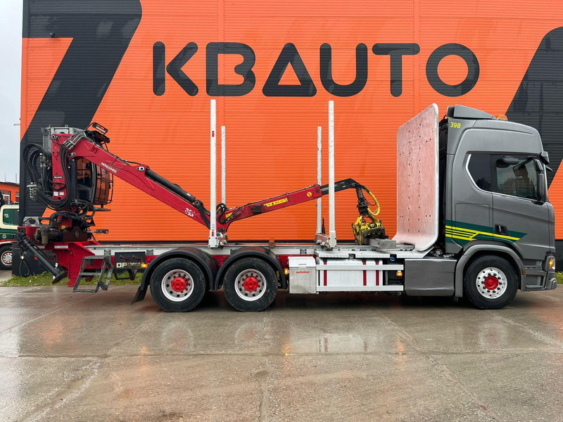 Scania R 650 6x4 RETARDER - Miškovežis, Sunkvežimis su kranu: foto 5 Scania R 650 6x4 RETARDER - Miškovežis, Sunkvežimis su kranu: foto 5