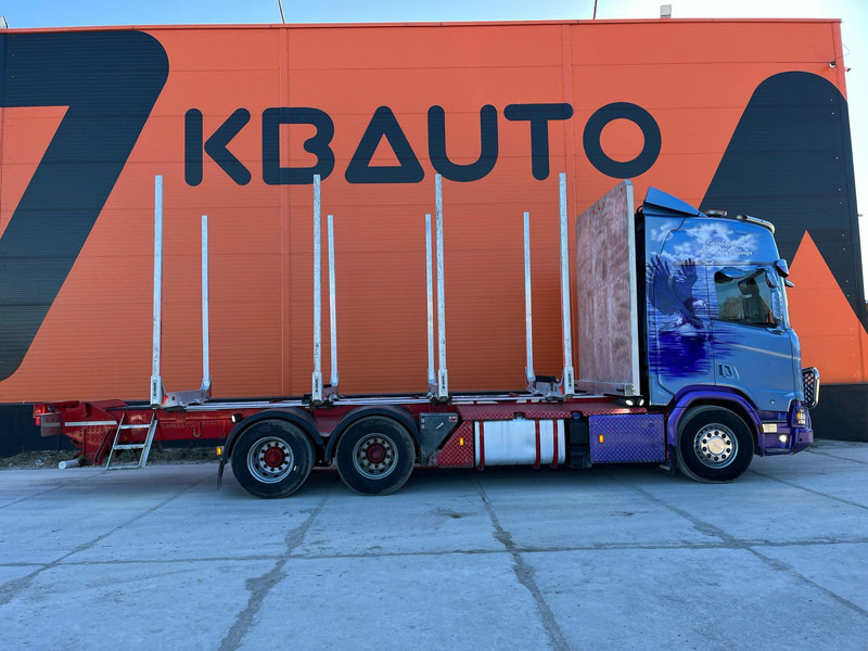 Scania R 660 6x4 RETARDER - Miškovežis, Sunkvežimis su kranu: foto 4 Scania R 660 6x4 RETARDER - Miškovežis, Sunkvežimis su kranu: foto 4