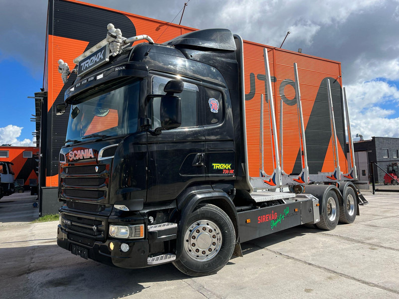 Scania R 730 6x4 RETARDER - Miškovežis, Sunkvežimis su kranu: foto 2 Scania R 730 6x4 RETARDER - Miškovežis, Sunkvežimis su kranu: foto 2