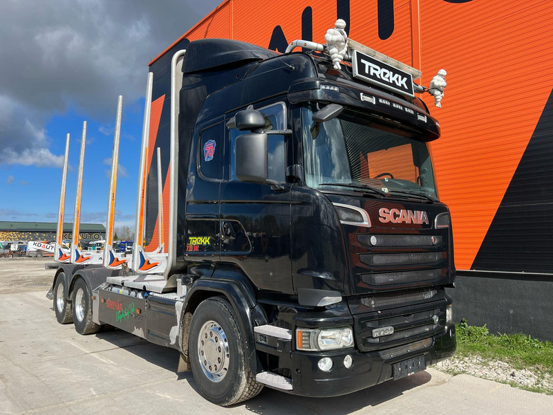 Scania R 730 6x4 RETARDER - Miškovežis, Sunkvežimis su kranu: foto 4 Scania R 730 6x4 RETARDER - Miškovežis, Sunkvežimis su kranu: foto 4
