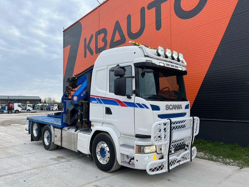 Scania G 490 6x2 HMF 5020 K6 + JIB / RETARDER - Vilkikas: foto 4 Scania G 490 6x2 HMF 5020 K6 + JIB / RETARDER - Vilkikas: foto 4