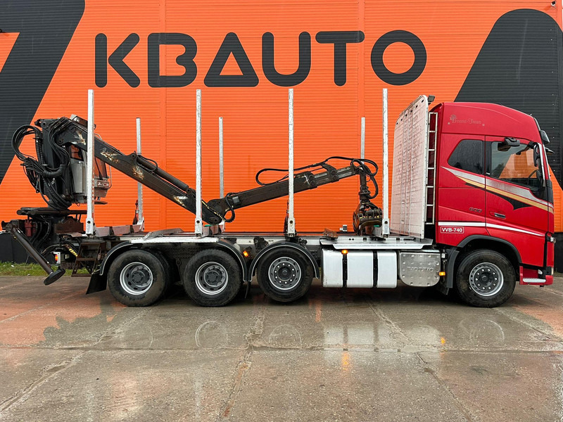 Miškovežis, Sunkvežimis su kranu pervežimui medienos Volvo FH 16 600 8x4/4 FRESH TÜV: foto 5
