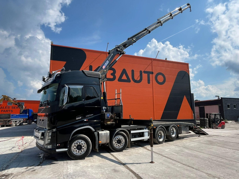Volvo FH 16 750 8x4 HMF2620K-5 / WINCH / PLATFORM L=7100 mm - Platforminis/ Bortinis sunkvežimis, Sunkvežimis su kranu: foto 1 Volvo FH 16 750 8x4 HMF2620K-5 / WINCH / PLATFORM L=7100 mm - Platforminis/ Bortinis sunkvežimis, Sunkvežimis su kranu: foto 1