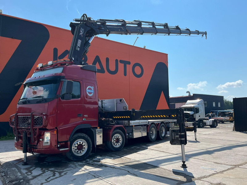 Volvo FH 480 8x4 HIAB 1055E-8 / WINCH / PLATFORM L=6928 mm - Platforminis/ Bortinis sunkvežimis, Sunkvežimis su kranu: foto 1 Volvo FH 480 8x4 HIAB 1055E-8 / WINCH / PLATFORM L=6928 mm - Platforminis/ Bortinis sunkvežimis, Sunkvežimis su kranu: foto 1