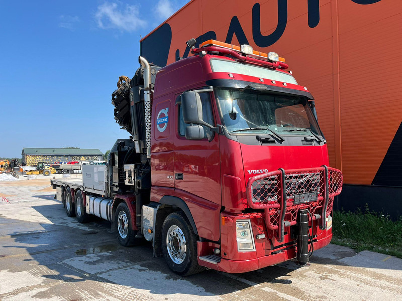Volvo FH 480 8x4 HIAB 1055E-8 / WINCH / PLATFORM L=6928 mm - Platforminis/ Bortinis sunkvežimis, Sunkvežimis su kranu: foto 4 Volvo FH 480 8x4 HIAB 1055E-8 / WINCH / PLATFORM L=6928 mm - Platforminis/ Bortinis sunkvežimis, Sunkvežimis su kranu: foto 4