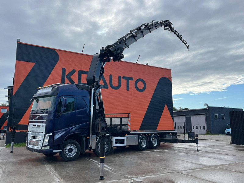 Volvo FH 500 8x4 EFFER 1405 6s + JIB + WINCH / PLATFORM EXTENDABLE L=6206 - 8226mm - Platforminis/ Bortinis sunkvežimis, Sunkvežimis su kranu: foto 1 Volvo FH 500 8x4 EFFER 1405 6s + JIB + WINCH / PLATFORM EXTENDABLE L=6206 - 8226mm - Platforminis/ Bortinis sunkvežimis, Sunkvežimis su kranu: foto 1