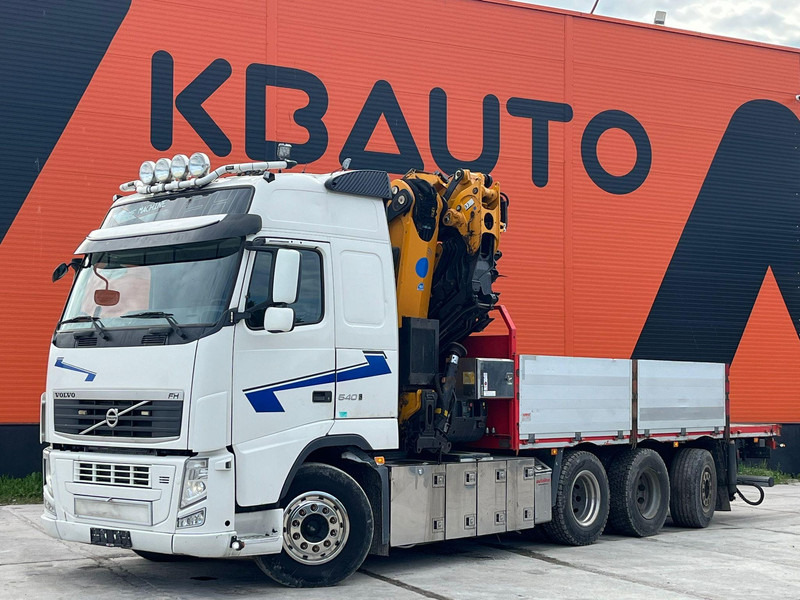 Volvo FH 540 8x4*4 EFFER 525/6S + JIB + WINCH / PLATFORM L=6216 mm - Platforminis/ Bortinis sunkvežimis, Sunkvežimis su kranu: foto 2 Volvo FH 540 8x4*4 EFFER 525/6S + JIB + WINCH / PLATFORM L=6216 mm - Platforminis/ Bortinis sunkvežimis, Sunkvežimis su kranu: foto 2