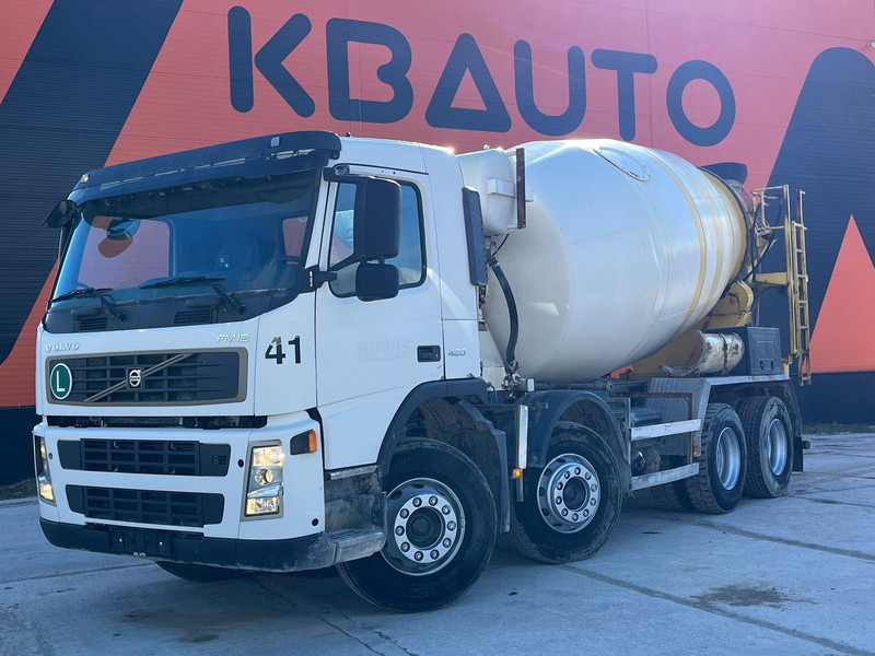Volvo FM 12 420 8x4 INTERMIX IMF 10 m3 / FULL STEEL / ANALOG TACHOGAPH - Betonvežis: foto 1 Volvo FM 12 420 8x4 INTERMIX IMF 10 m3 / FULL STEEL / ANALOG TACHOGAPH - Betonvežis: foto 1