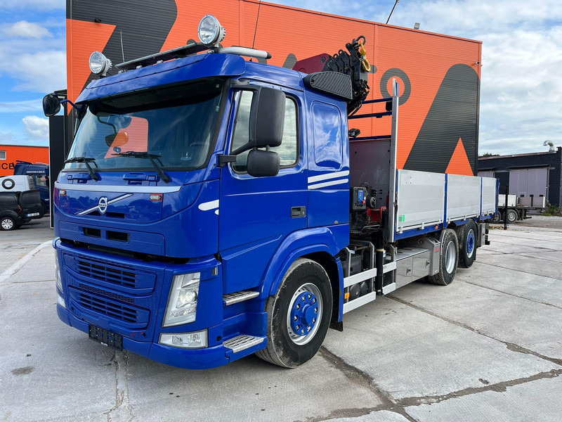 Volvo FM 450 6x4*4 HYDRODRIVE HMF 1820-K5 / 1267 PTO HOURS / PLATFORM L=6240-7240 mm EXTENDABLE - Platforminis/ Bortinis sunkvežimis, Sunkvežimis su kranu: foto 2 Volvo FM 450 6x4*4 HYDRODRIVE HMF 1820-K5 / 1267 PTO HOURS / PLATFORM L=6240-7240 mm EXTENDABLE - Platforminis/ Bortinis sunkvežimis, Sunkvežimis su kranu: foto 2
