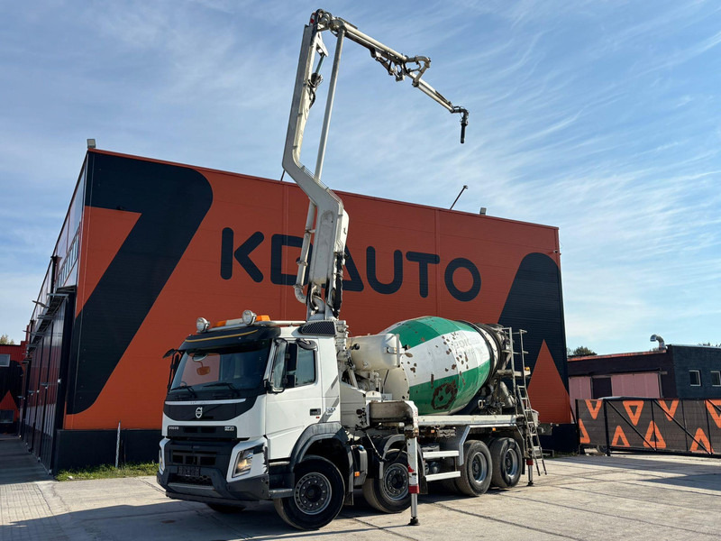 Volvo FMX 500 8x4 PUMI 24-3 - 24 m - 2303 hours / 7 m3 / FULL STEEL - Betonvežis: foto 1 Volvo FMX 500 8x4 PUMI 24-3 - 24 m - 2303 hours / 7 m3 / FULL STEEL - Betonvežis: foto 1
