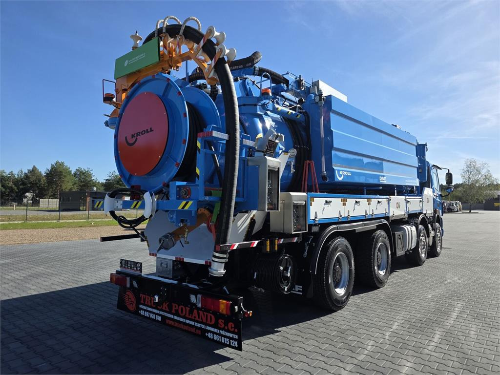 Asenizatorius DAF WUKO KROLL 2 x URACA KOMBI FOR SEWER CLEANING: foto 6