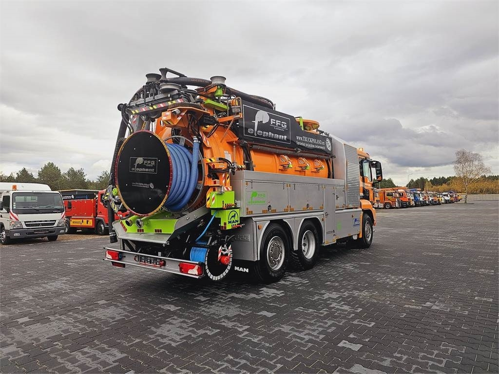 Komunalinė/ Specializuota technika MAN FFG ELEPHANT WUKO COMBI FOR DUCT CLEANING: foto 6