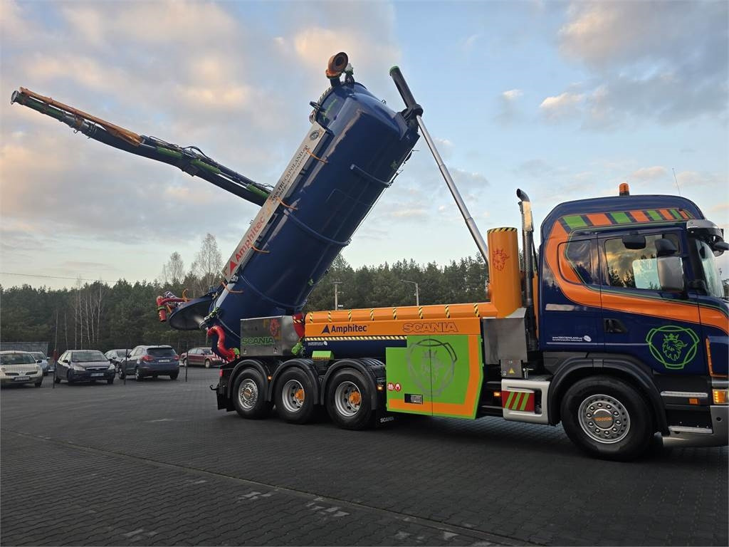 Asenizatorius Scania Amphitec VORTEX G2 ATEX suction and blowing vacuum: foto 34