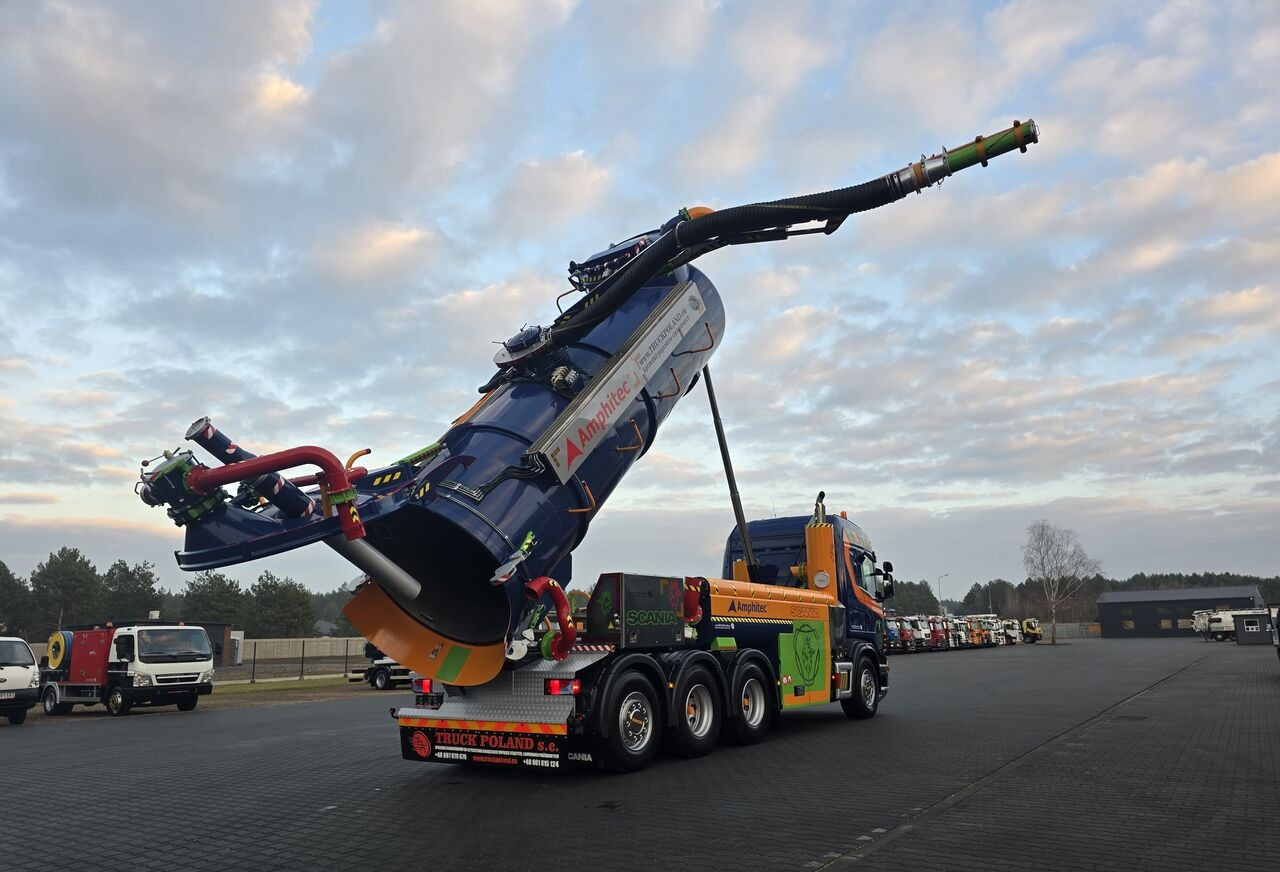 Asenizatorius Scania Amphitec VORTEX G2 ATEX suction and blowing vacuum loader: foto 1