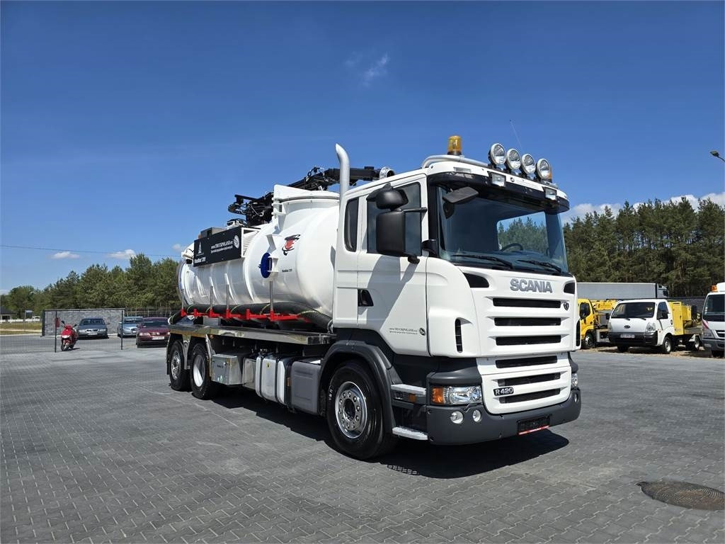 Scania Saugbagger Larsen FlexVac 311 Vacuum suction loade - Asenizatorius: foto 2 Scania Saugbagger Larsen FlexVac 311 Vacuum suction loade - Asenizatorius: foto 2