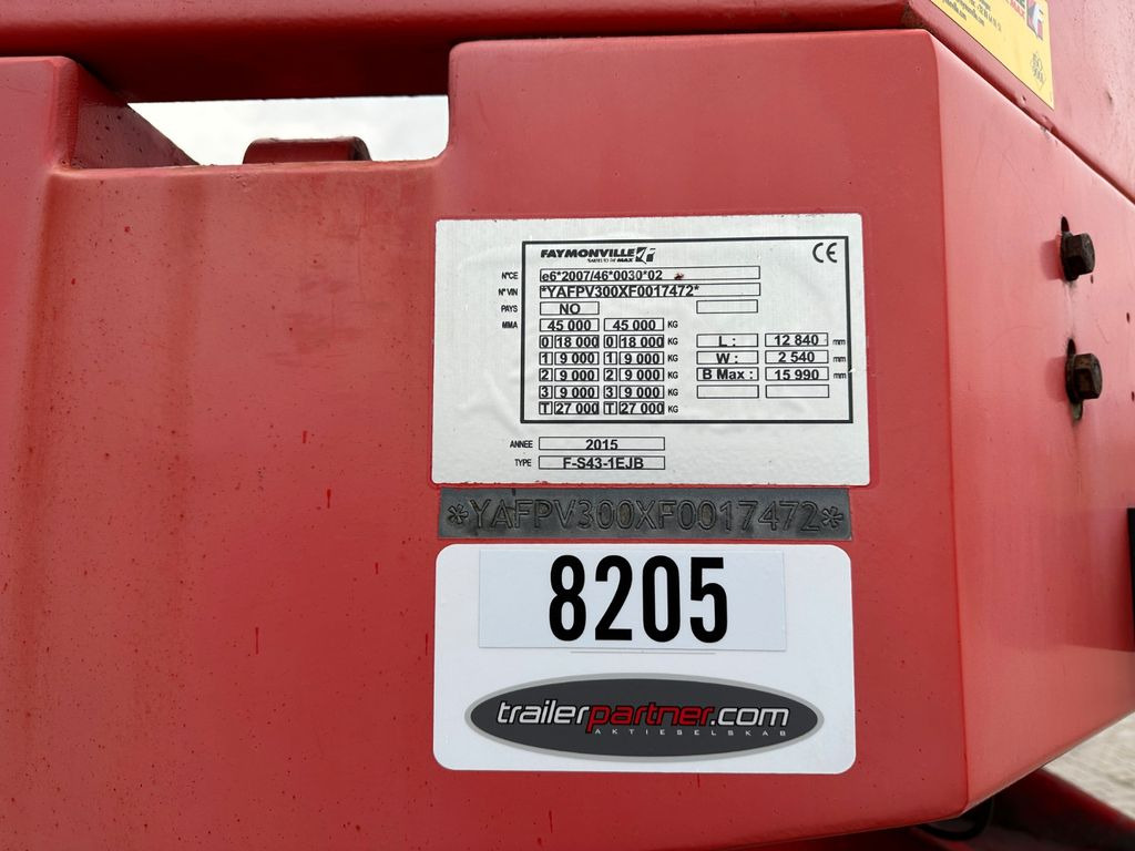 Faymonville Prefamax Innenlader / 4.000 mm teleskop Faymonville Prefamax Innenlader / 4.000 mm teleskop - Žemo profilio platforma puspriekabė: foto 2 Faymonville Prefamax Innenlader / 4.000 mm teleskop Faymonville Prefamax Innenlader / 4.000 mm teleskop - Žemo profilio platforma puspriekabė: foto 2
