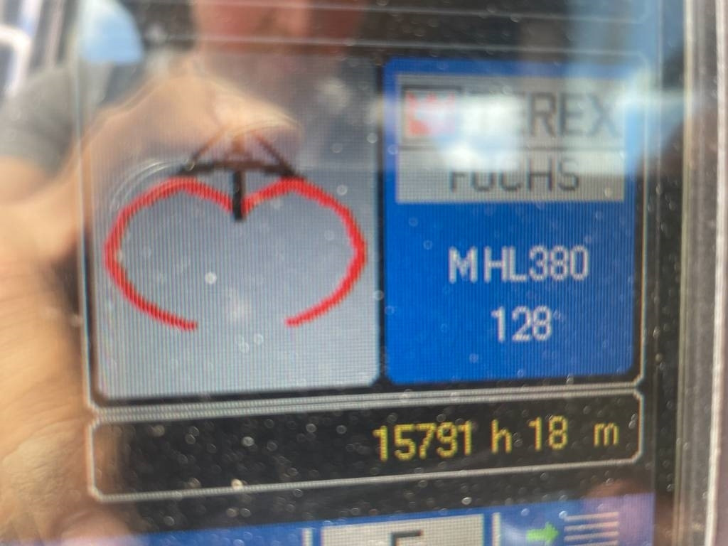 Ekskavatorius su ilga strėle Fuchs MHL380 -- MHL 380 -- 21 mtr reach: foto 34