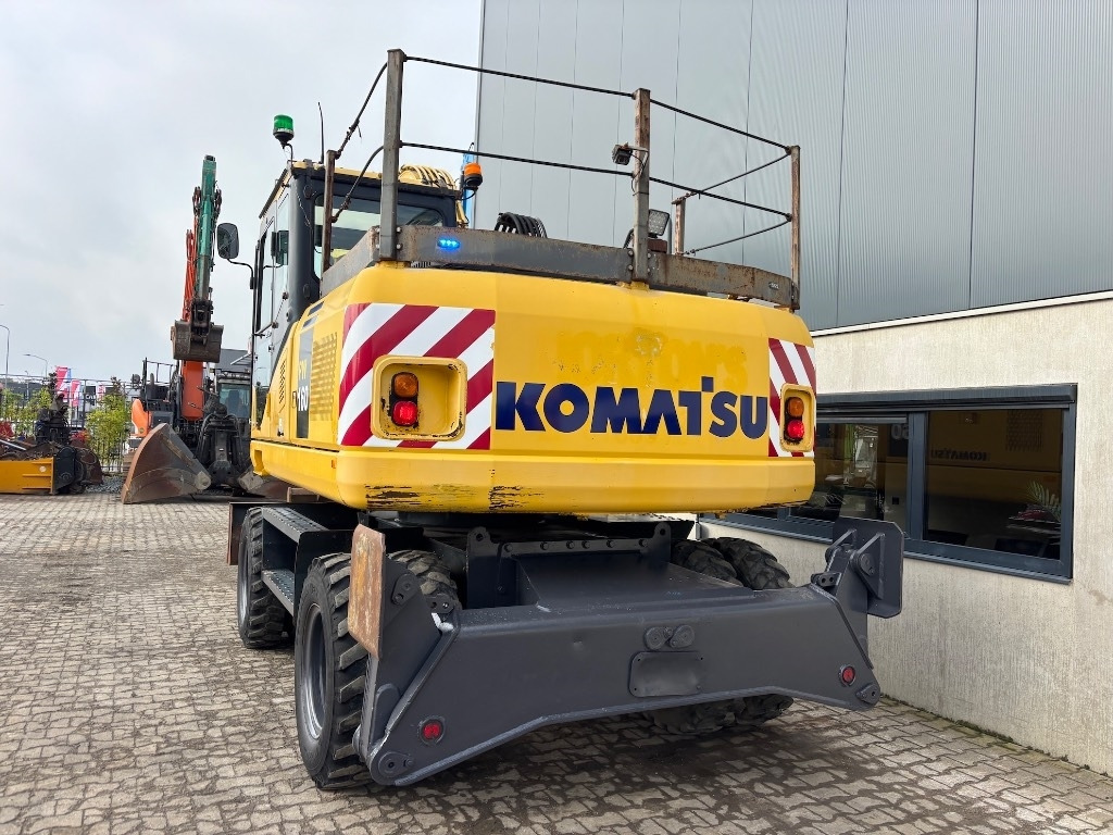 Komatsu PW 160-7 - PW160 - PW 160 - PW 180 - PW 140 - Ratinis ekskavatorius: foto 5 Komatsu PW 160-7 - PW160 - PW 160 - PW 180 - PW 140 - Ratinis ekskavatorius: foto 5