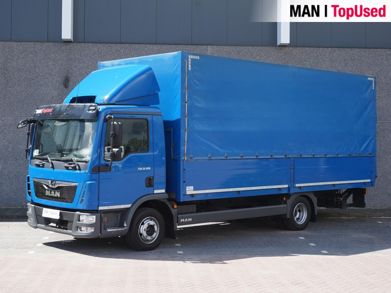 MAN TGL 8.190 4X2 BL / LBW / 38m3 - Platforminis/ Bortinis sunkvežimis: foto 1 MAN TGL 8.190 4X2 BL / LBW / 38m3 - Platforminis/ Bortinis sunkvežimis: foto 1