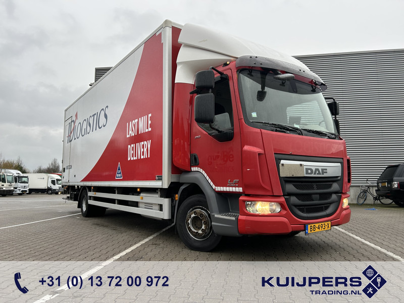 DAF LF 210 FA / 12 Ton / 450 dkm / Tacho V2 / Box / Laadklep / APK TUV 09-26 - Furgonas sunkvežimis: foto 1 DAF LF 210 FA / 12 Ton / 450 dkm / Tacho V2 / Box / Laadklep / APK TUV 09-26 - Furgonas sunkvežimis: foto 1