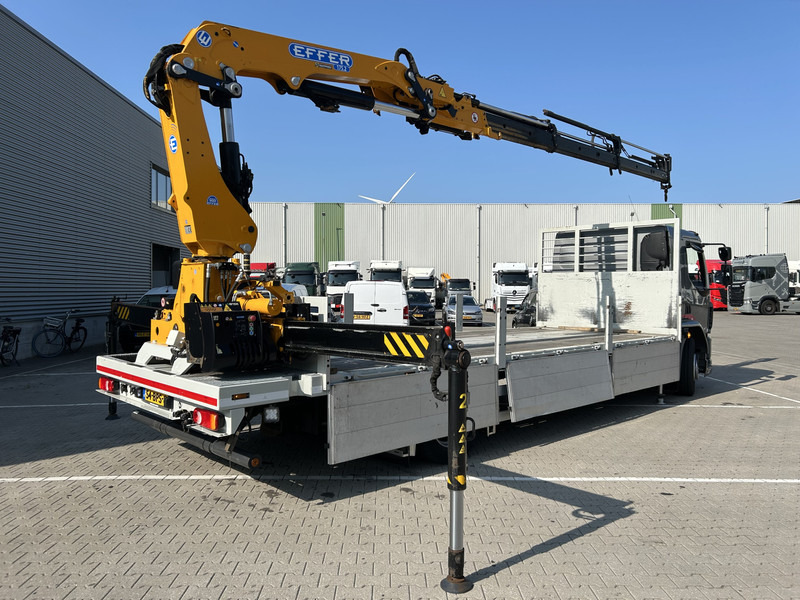 DAF LF 320 FA 19T + Burg BPM 0018 Trailer / Effer 175.2/c3s Crane / NL Combi - Platforminis/ Bortinis sunkvežimis, Sunkvežimis su kranu: foto 2 DAF LF 320 FA 19T + Burg BPM 0018 Trailer / Effer 175.2/c3s Crane / NL Combi - Platforminis/ Bortinis sunkvežimis, Sunkvežimis su kranu: foto 2