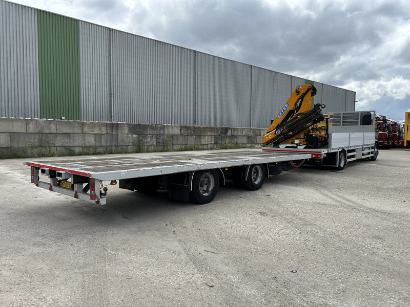 DAF LF 320 FA 19T + Burg BPM 0018 Trailer / Effer 175.2/c3s Crane / NL Combi - Platforminis/ Bortinis sunkvežimis, Sunkvežimis su kranu: foto 3 DAF LF 320 FA 19T + Burg BPM 0018 Trailer / Effer 175.2/c3s Crane / NL Combi - Platforminis/ Bortinis sunkvežimis, Sunkvežimis su kranu: foto 3