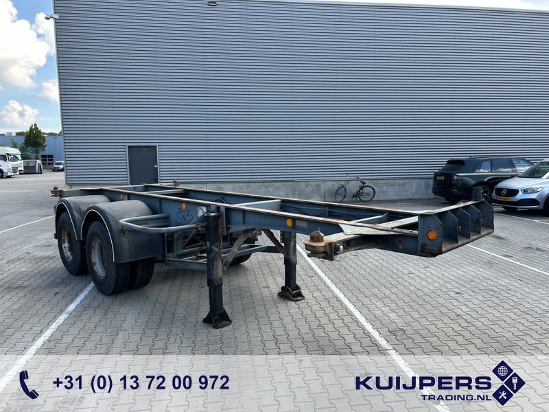 Fruehauf ED 24 / 2 as Blad - Spring / Container 20 FT / Classic / Oldtimer - Konteineris-vežimus/ Sukeisti kūną puspriekabė: foto 1 Fruehauf ED 24 / 2 as Blad - Spring / Container 20 FT / Classic / Oldtimer - Konteineris-vežimus/ Sukeisti kūną puspriekabė: foto 1