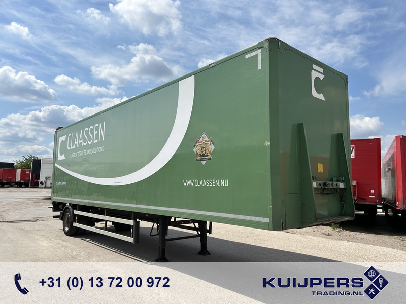 Furgonas puspriekabė Groenewegen DRO-12-10 B City / Box Trailer / Laadklep 2000 kg / APK 12-25: foto 1