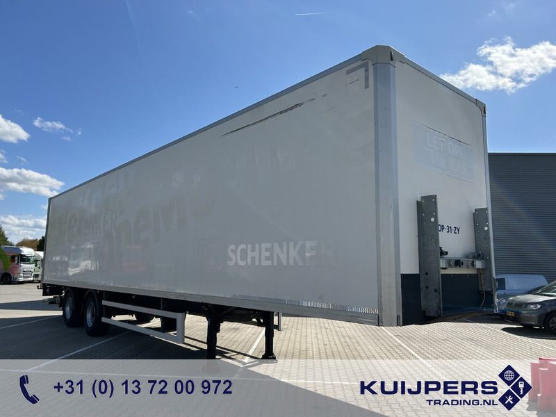 Groenewegen DRO-14-18 B / Box / Laadklep / Stuuras / APK 08-26 - Furgonas puspriekabė: foto 1 Groenewegen DRO-14-18 B / Box / Laadklep / Stuuras / APK 08-26 - Furgonas puspriekabė: foto 1