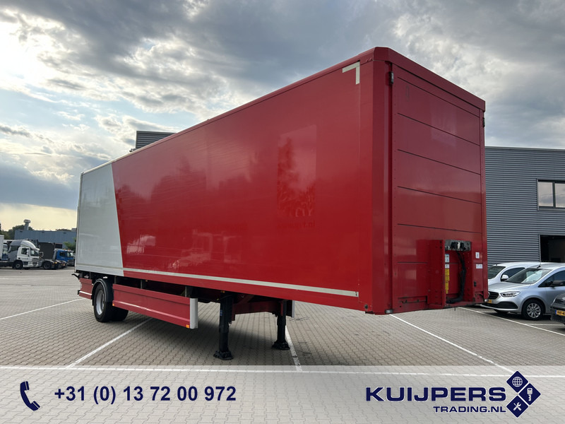 Groenewegen Jumbo / City / Box / Laadklep 2500 kg / APK TUV 11-25 - Furgonas puspriekabė: foto 1 Groenewegen Jumbo / City / Box / Laadklep 2500 kg / APK TUV 11-25 - Furgonas puspriekabė: foto 1