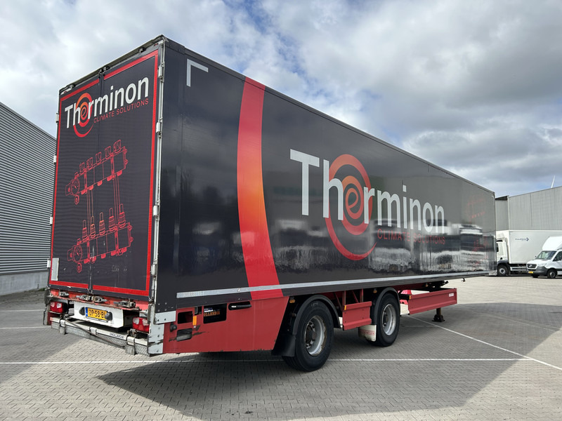 Groenewegen Jumbo DRO-14-18 / Box Trailer / 2x Stuuras / Laadklep / APK 06-26 - Furgonas puspriekabė: foto 2 Groenewegen Jumbo DRO-14-18 / Box Trailer / 2x Stuuras / Laadklep / APK 06-26 - Furgonas puspriekabė: foto 2