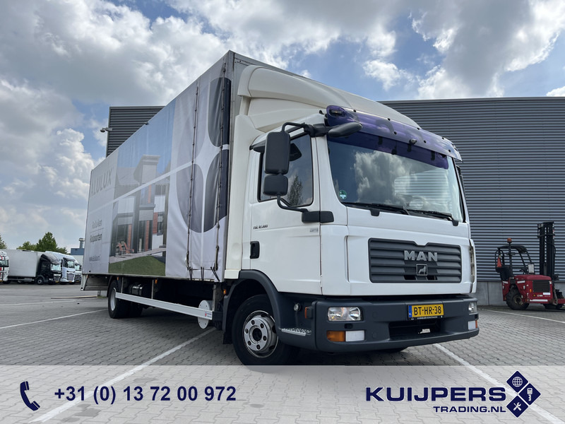 MAN TGL 12.180 / 12 Ton / 781 dkm / Oil Leak / Canvas Box / APK TUV 10-25 - Furgonas sunkvežimis: foto 1 MAN TGL 12.180 / 12 Ton / 781 dkm / Oil Leak / Canvas Box / APK TUV 10-25 - Furgonas sunkvežimis: foto 1