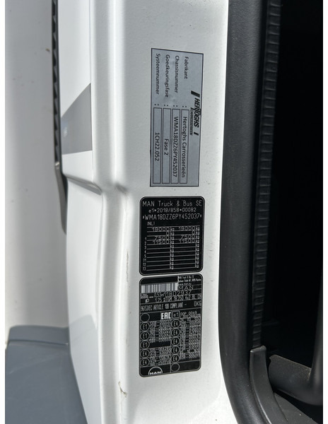Refrižeratorius sunkvežimis MAN TGM 18.250 / Carrier Koeler -30 gr / Chereau Frigobox / Laadklep / APK 06-26: foto 15