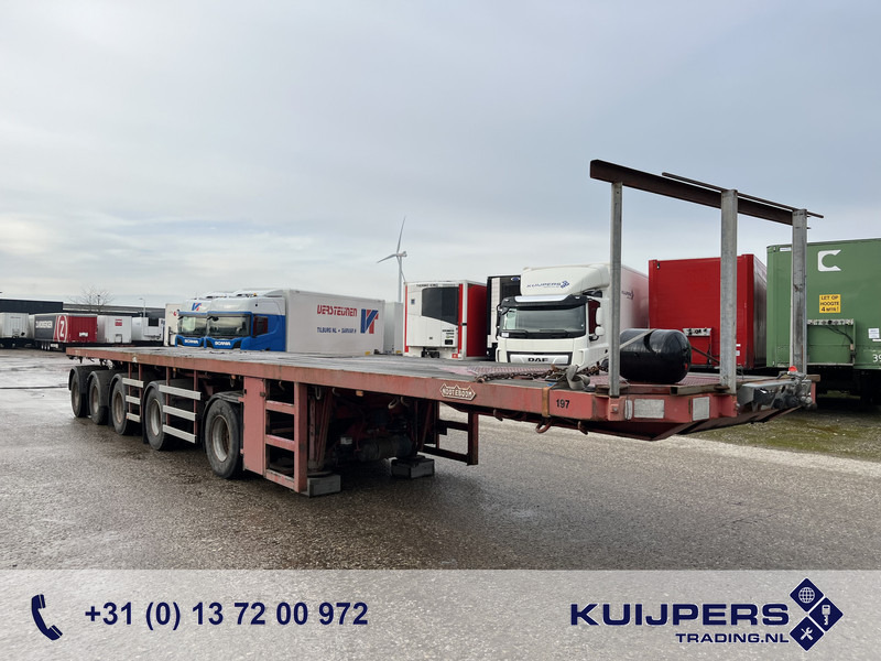 Nooteboom OVB-90-05 / 5 axle 12 Ton Hydraulic / BPW Drum / Ballast Trailer - Platforminė/ Bortinė puspriekabė: foto 1 Nooteboom OVB-90-05 / 5 axle 12 Ton Hydraulic / BPW Drum / Ballast Trailer - Platforminė/ Bortinė puspriekabė: foto 1