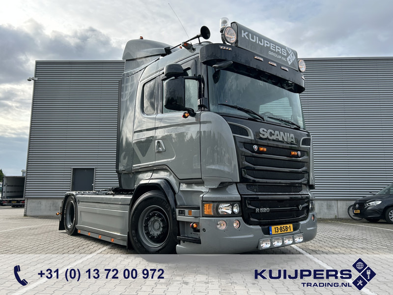 Scania R520 V8 / Showtruck / Buffl Special Interior / Vol Lucht / Retarder - Vilkikas: foto 1 Scania R520 V8 / Showtruck / Buffl Special Interior / Vol Lucht / Retarder - Vilkikas: foto 1
