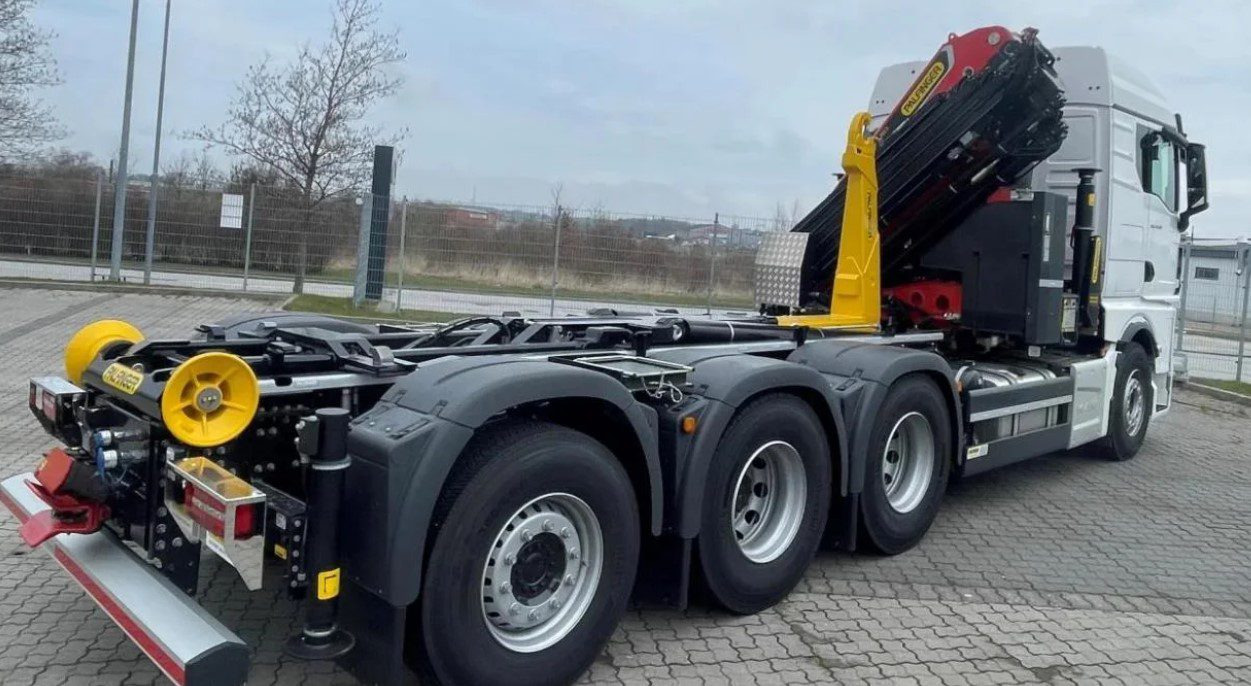 MAN TGS 35.510 8×4 Tridem kranväxlare Palfinger - Hook-lift sunkvežimis, Sunkvežimis su kranu: foto 4 MAN TGS 35.510 8×4 Tridem kranväxlare Palfinger - Hook-lift sunkvežimis, Sunkvežimis su kranu: foto 4