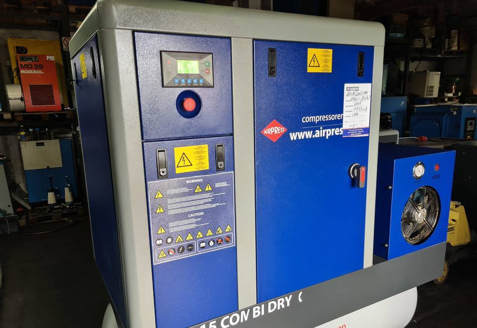 Kompresor śrubowy AIRPRESS APS 15 COMBI DRY X, 11 kw, 2021r - Oro kompresorius: foto 3 Kompresor śrubowy AIRPRESS APS 15 COMBI DRY X, 11 kw, 2021r - Oro kompresorius: foto 3