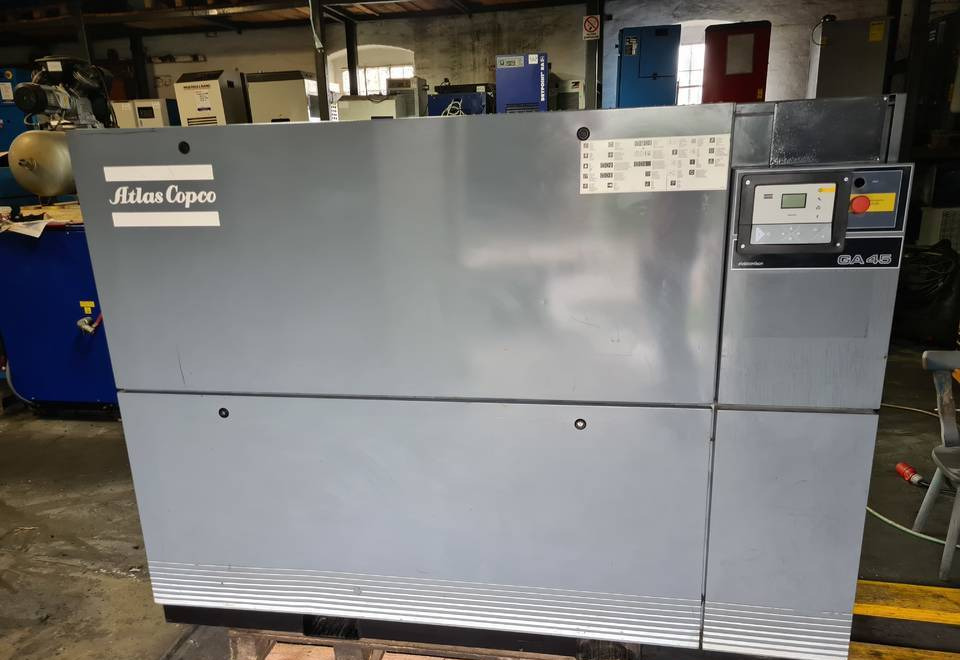 Kompresor śrubowy ATLAS COPCO GA 45 - Oro kompresorius: foto 1 Kompresor śrubowy ATLAS COPCO GA 45 - Oro kompresorius: foto 1