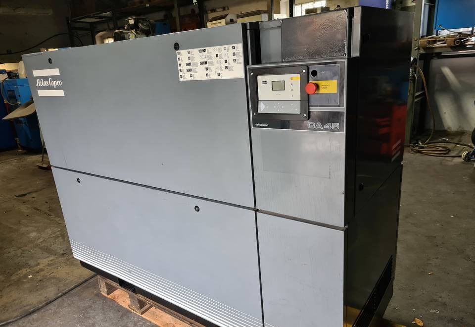 Kompresor śrubowy ATLAS COPCO GA 45 - Oro kompresorius: foto 2 Kompresor śrubowy ATLAS COPCO GA 45 - Oro kompresorius: foto 2